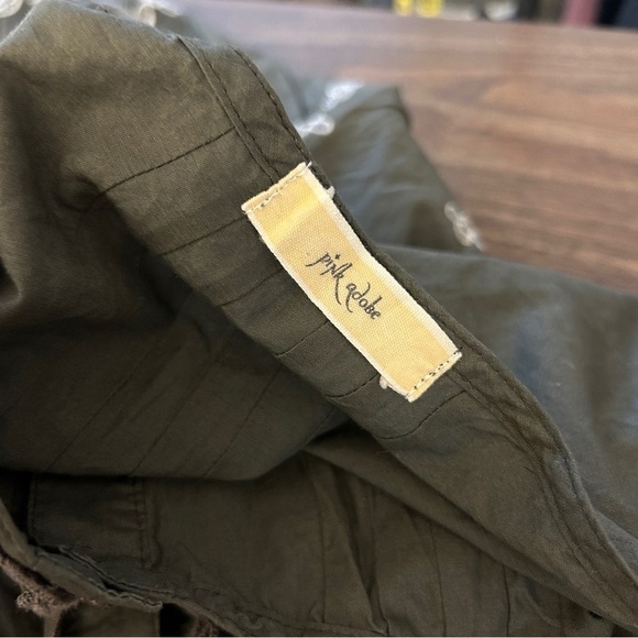 Pink adobe dress cotton embroidered M - Picture 5 of 12